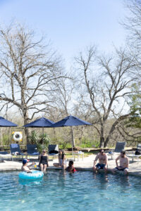 March 05 | Activities: It’s a chill vibe with great conversations at the Lost Pines Pool Party
